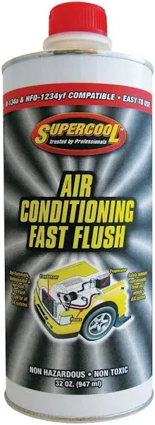 Supercool FFQ Universal A/C System Fast Flush, 1 Quart