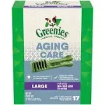 Greenies Aging Care Large Dental Care Dog Treats - 27 oz