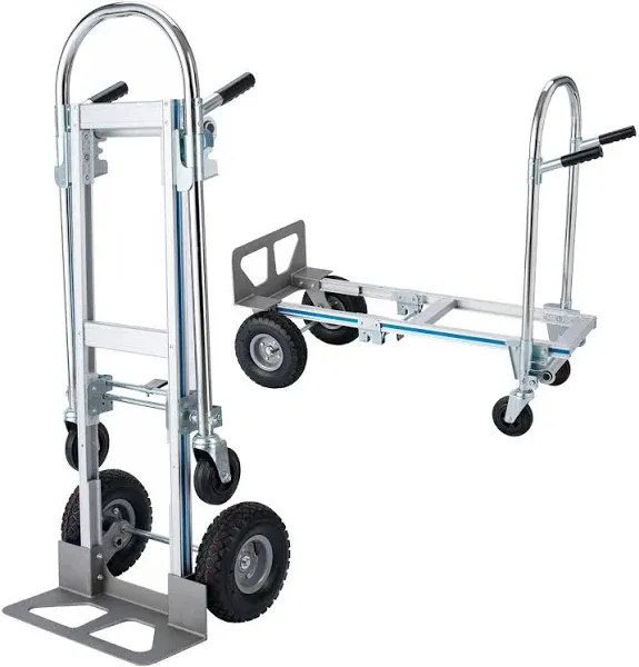 Shzond 2 in 1 Aluminum Hand Truck Dolly