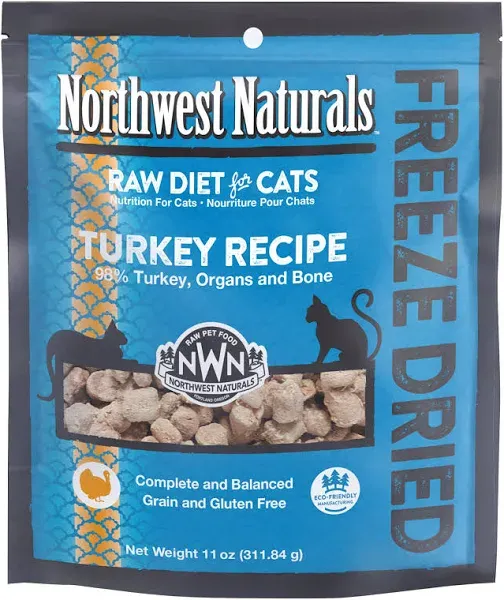 Northwest Naturals Freeze Dried Turkey Cat Food