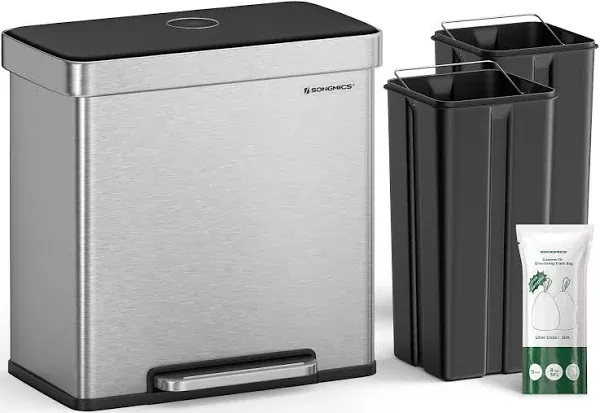 SONGMICS 16 Gallon Kitchen Garbage Can