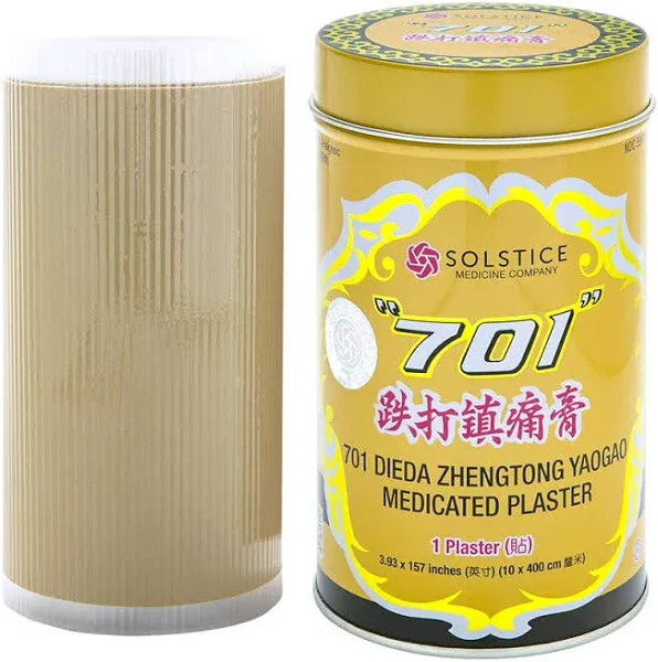 701 Dieda Zhentong Yaogao Medicated Plaster (genuine Solstice Product) (1 can)