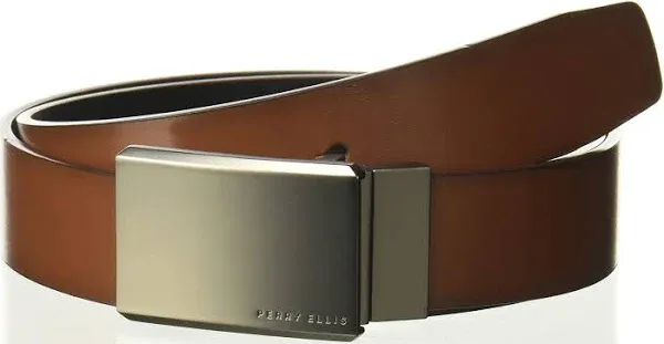 Perry Ellis Men's Reversible Matte at Me Belt