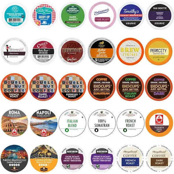 PS Custom Variety Pack Custom Dark Roast Coffee Variety Pack 30 Pods 12/30/2022