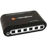 Portta Apet0402Tp Premium Quality Spdif Toslink Digital Optical Audio 4X2 Matrix