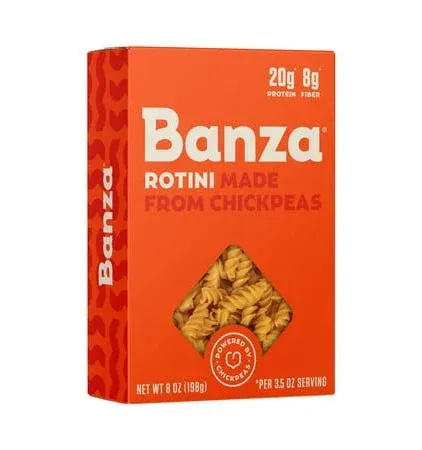 Banza Rotini Chickpea Pasta - 8 oz box