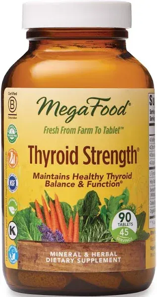 MegaFood Thyroid Strength 90 Tablets