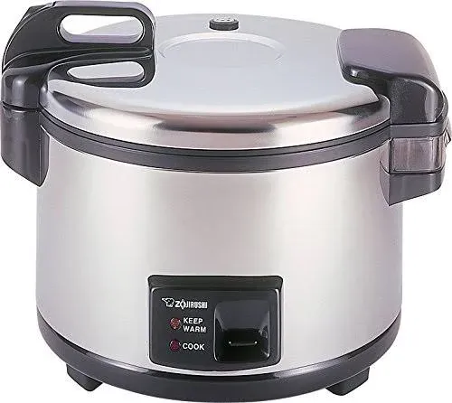 Zojirushi NYC-36 20-Cup Uncooked Commercial Rice Cooker Warmer Stainless Steel