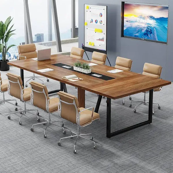 8FT Meeting Table 94.49" Large Table for 10 People