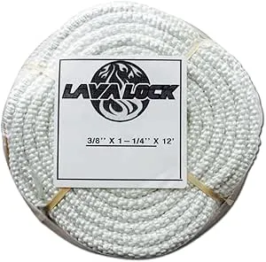 LAVALOCK® 1,000 DEGREE Tadpole Smoker P-Gasket 1-1/4 x 3/8 x 12'