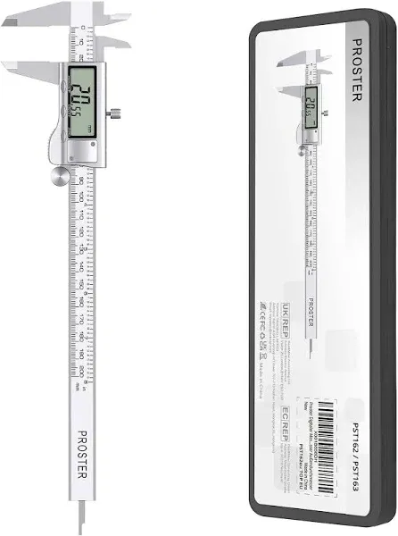 Proster Digital Vernier Caliper 8 to 10.9 Inches, 8&#034; 