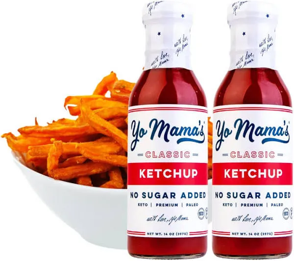 Yo Mama's Foods Keto Classic Ketchup Pack of 2