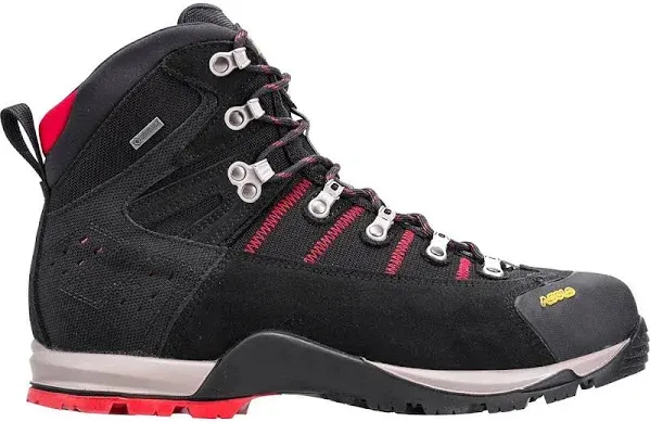 Asolo Fugitive GTX Wide Men&#039;s Hiking Boots, Black/Red, M12