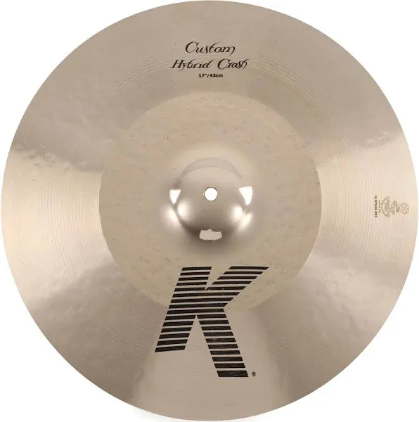 ZildJIAN K Custom Hybrid Crash Cymbal 17"