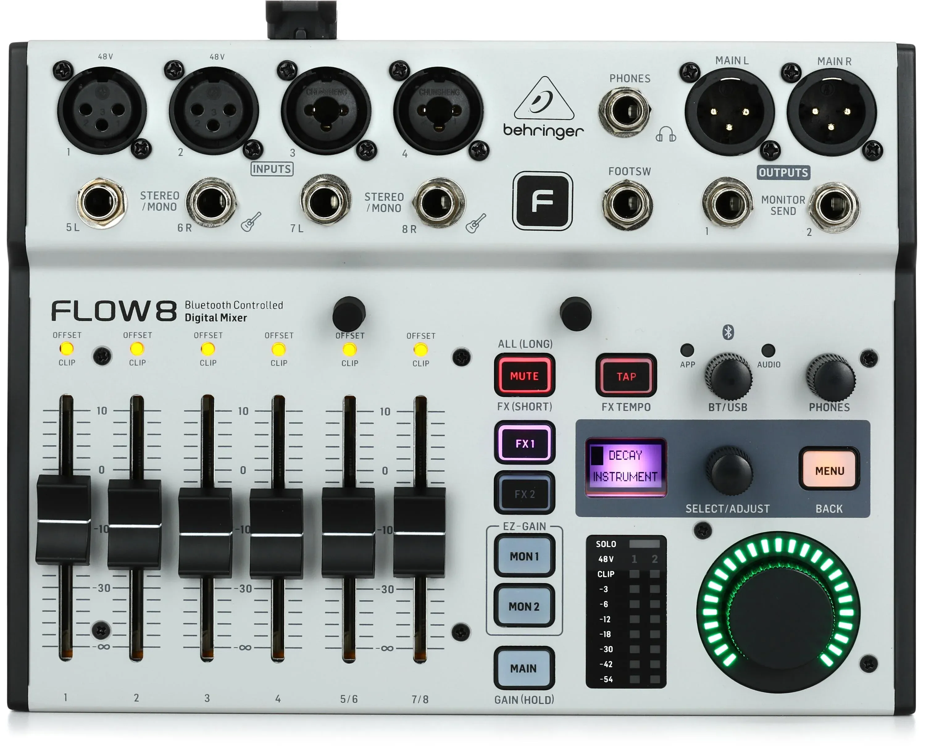 Behringer FLOW 8 8-Input Digital Mixer with Bluetooth