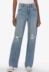 Sienna High Rise Wide Leg Denim Jean - Kut from the Kloth KP1669MB6