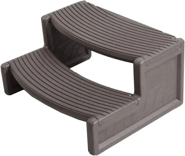 Confer Plastics Resin Multi Purpose Spa and Hot Tub Handi-Step Steps, Deep Grey