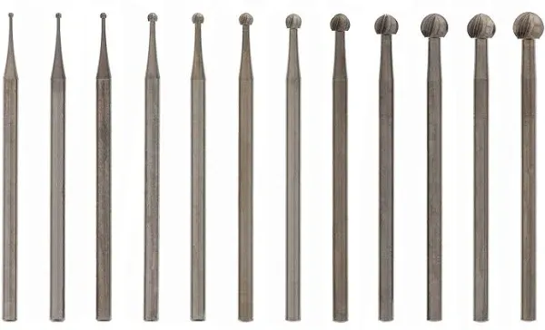 Euro Tool Deluxe Burs Round Assortment