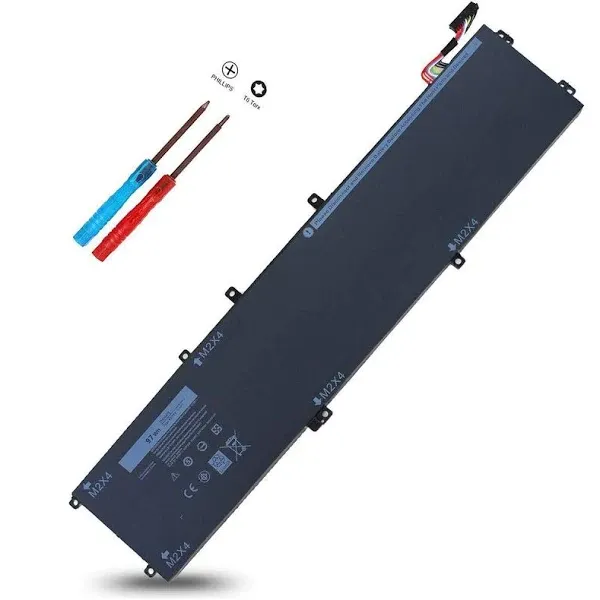 6gtpy Battery 97Wh Replacement for Dell XPS 15 9550 9560 9570 7590,Precision 15 ...