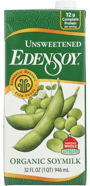 Eden Organic Edensoy Unsweetened Soymilk