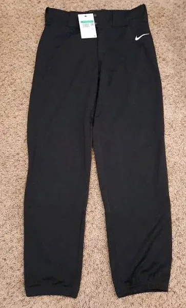 Nike Baseball Youth Size XL Pants Black Team Engineered Brand New