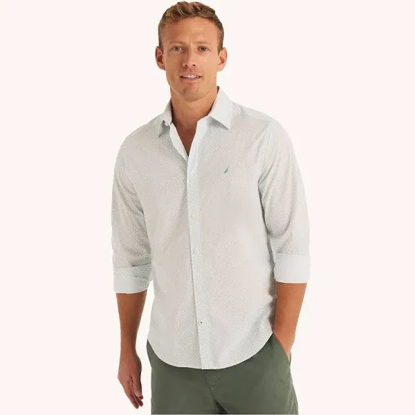 Wrinkle-Resistant Printed Wear To Work Shirt