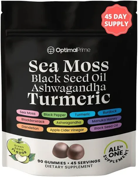 Optimal Prime Sea Moss Gummies