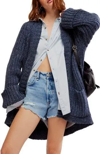 Blossom Cotton Open Front Cardigan