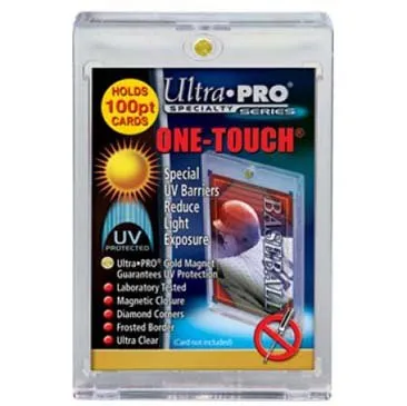 1 Ultra Pro ONE TOUCH MAGNETIC 360pt UV Card Holder Display Case Two Piece 82719