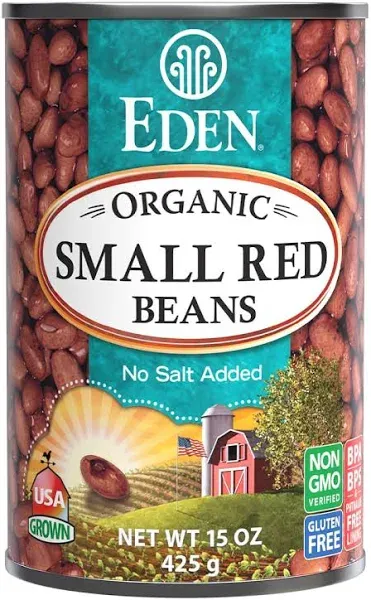 Eden Foods Organic Small Red Beans 15 Oz. (Pack of 12)