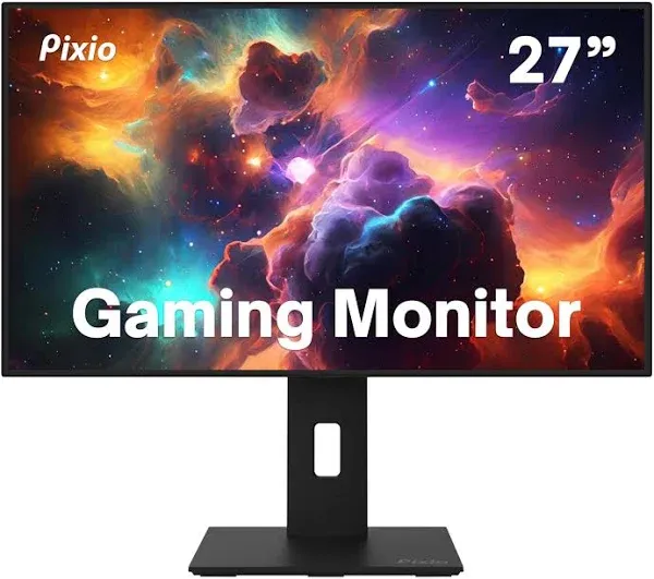 Pixio PX275C Prime 27 inch 100Hz Refresh Rate WQHD 1440p Resolution IPS Display Frameless Design USB Type C Display Port Alt Mode and 65W Charging Laptop HDR Adaptive Sync Gaming Monitor