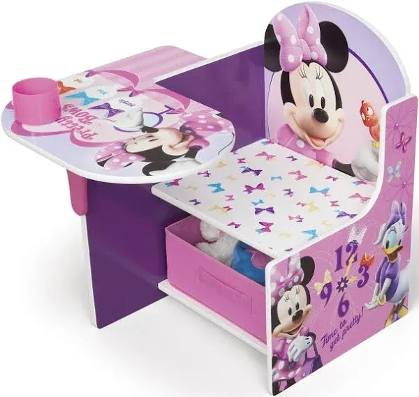 Disney Small Chair And Table Desk For KIds Toddler Wooden Set Activity Art New