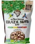 Floresta Em P The True Organic Premium Brazil Nuts (32oz) - Broken - Raw & Unsalted | Kosher | Non-GMO | Certified Organic | Fresh | Vegan | Glut