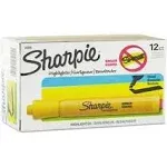 Sharpie Tank Highlighter, Chisel Tip, Yellow (25005)