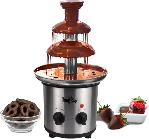 Total Chef 3 Tier Chocolate Fondue Fountain