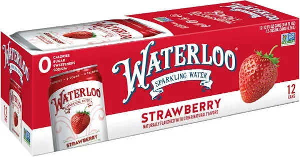 Watermelon Naturally Flavored 12 Fl Oz Cans Pack 12