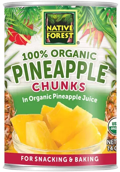 Native Forest Organic Chunks Pineapple