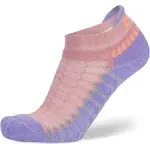 Balega Silver No Show Tab Socks - Large / Dusty Pink