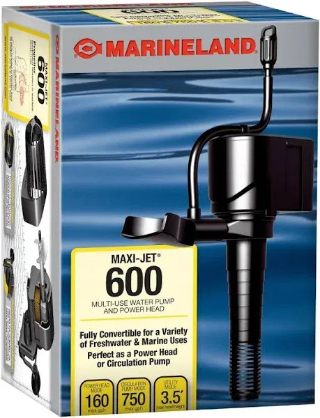 Marineland Maxi-Jet Water &amp; Circulation Pump 600