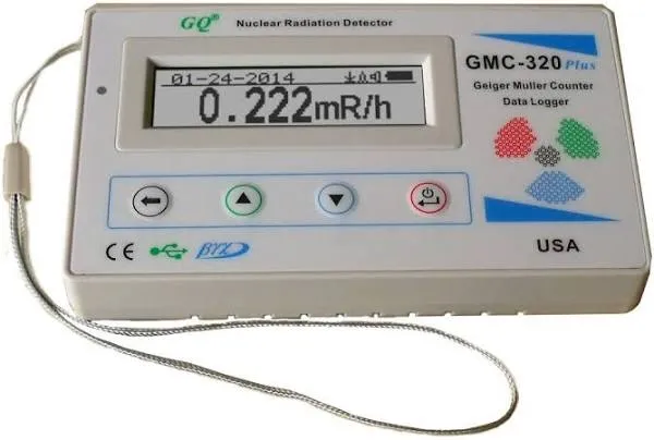 New GQ GMC-320 Plus Geiger Counter Nuclear Radiation Detector 