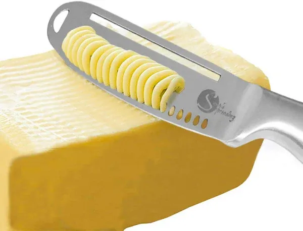 Simple preading Magic Butter Knife Spreader and Curler - Complete Your Kitchen Knives Set, Curl Your Butter with Ease 3 Different Ways