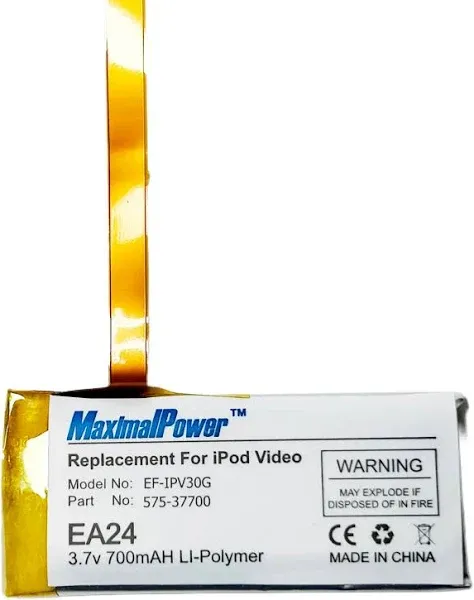 MaximalPower Replacement Battery for Apple iPod Video/ Classic 30GB &amp; Tool Set