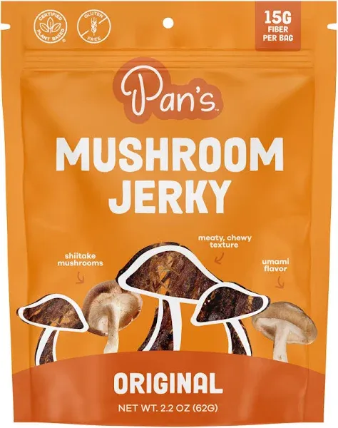 Pan's Mushroom Jerky - Original - 2.2 oz