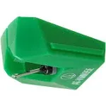 Elliptical Replacement Turntable Stylus For The Audio-Technica, Vmn95E In Green.