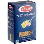 Barilla Semolina Wheat &amp; Durum Wheat Flour Rigatoni Pasta (16 Ounces, Pack Of 2)