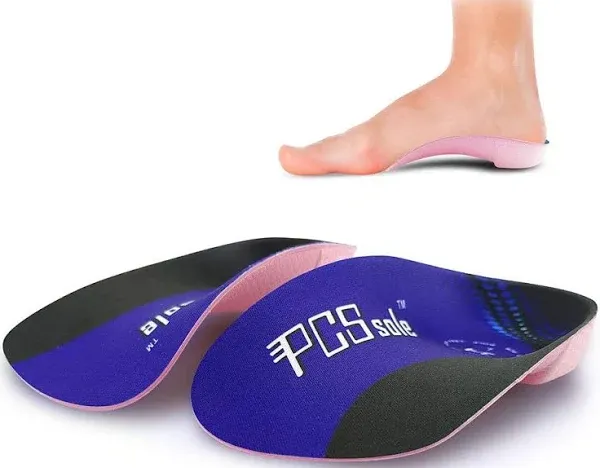 PCSsole 3/4 Orthotics Shoe Insoles High Arch Supports Shoe Plantar Fasciitis