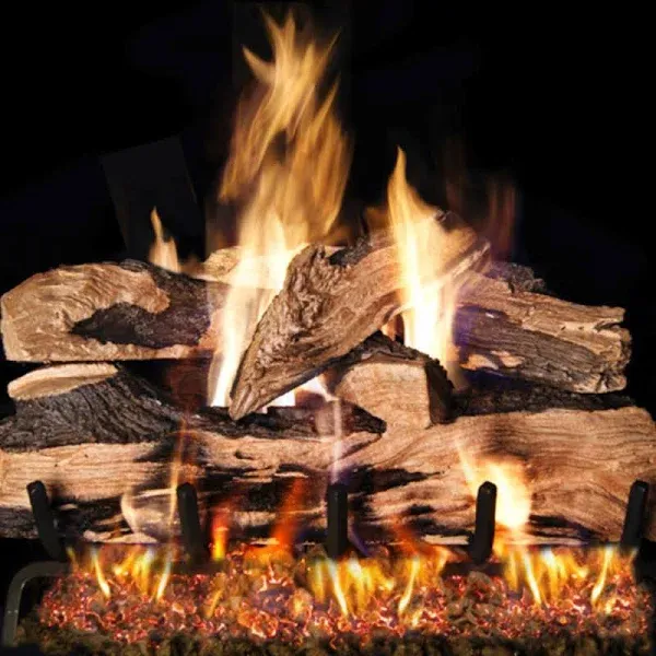 Real Fyre Vented Split Oak Designer Plus Gas Logs 24"