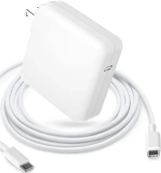 Mac Book Pro Charger - 87W USB C Power Adapter Compatible with 13/14/15 Inch After 2016, for Mac Book Air After 2018, Works 70W 67W 61W 30W 29W, Include Charge Cable（6.6Ft）