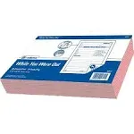 1InTheOffice Message pad While You Were Out Pads, 4.25 x 5.5 Inches, Pink, 50 Sheets/Pad, 12 Pads/Pack, pack of 2