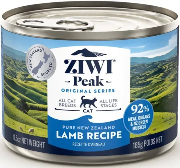 Ziwi Peak Canned Cat Food Lamb Recipe, 6.5-oz